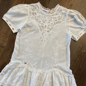LoveShackFancy Geraldine Mini Dress